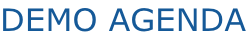 DEMO AGENDA